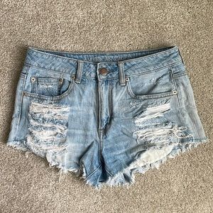 American Eagle Hi-Rise Festival Jean Shorts